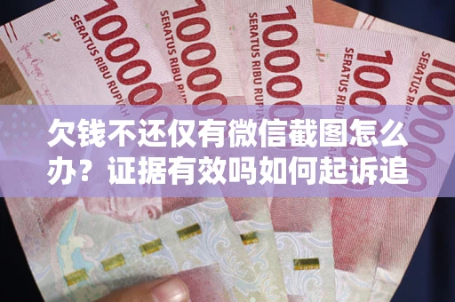 武汉欠钱不还仅有微信截图怎么办？证据有效吗如何起诉追回欠款？