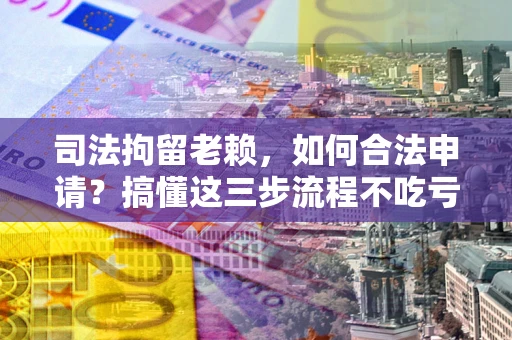 武汉司法拘留老赖，如何合法申请？搞懂这三步流程不吃亏！