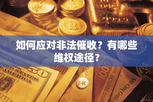 武汉如何应对非法催收？有哪些维权途径？