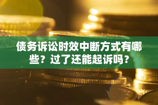 武汉债务诉讼时效中断方式有哪些？过了还能起诉吗？