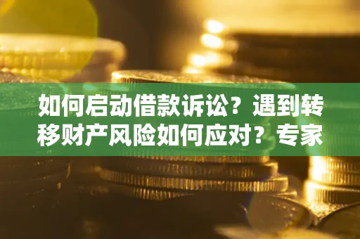 武汉如何启动借款诉讼？遇到转移财产风险如何应对？专家解局支招