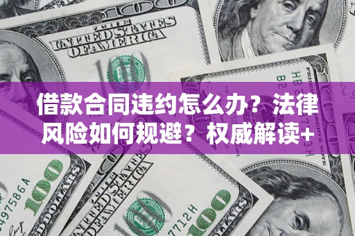 武汉借款合同违约怎么办？法律风险如何规避？权威解读+实用指南