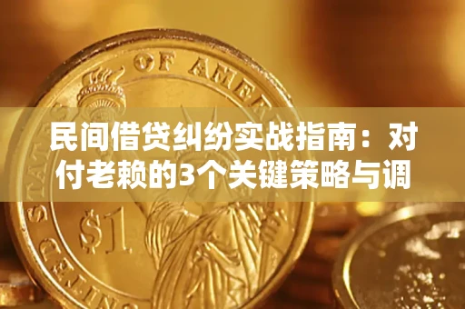 武汉民间借贷纠纷实战指南：对付老赖的3个关键策略与调解盲区解析