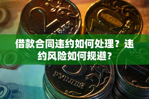 武汉借款合同违约如何处理？违约风险如何规避？