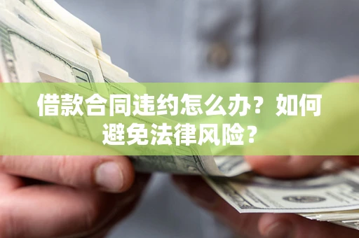 武汉借款合同违约怎么办？如何避免法律风险？