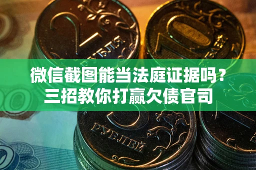 武汉微信截图能当法庭证据吗？三招教你打赢欠债官司